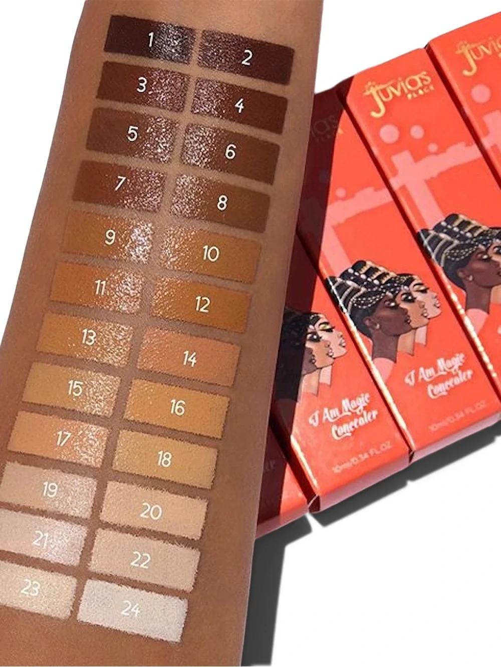 Juvia's Place I Am Magic Concealer – In 16 For Tan Skin W/A Golden Undertone
